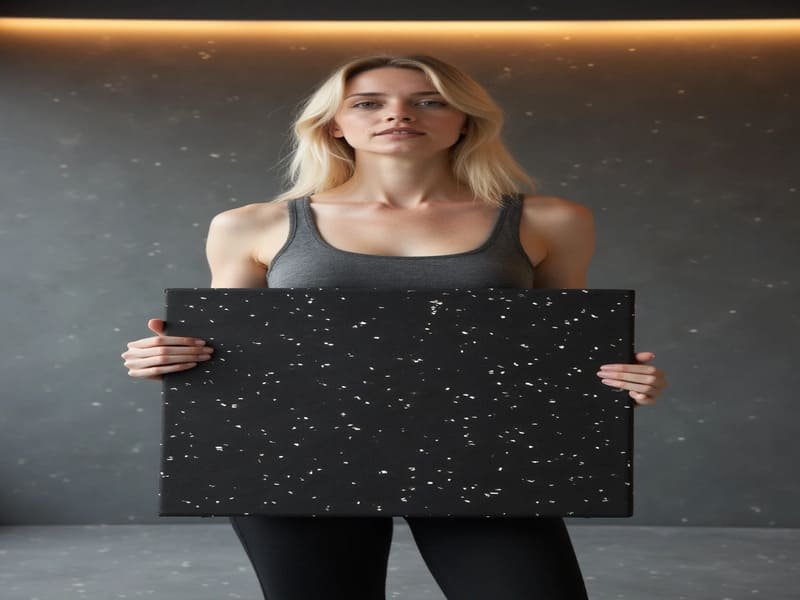 Sportschoolvloer wordt geladen voor verzending naar Zuid-Amerika